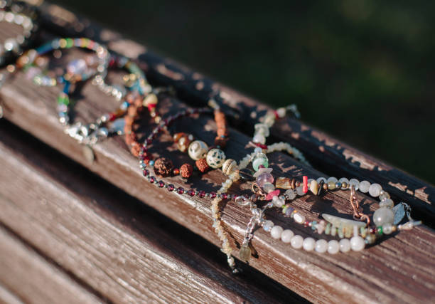 istock Stone bracelet handmade.Semi-precious stones bracelet 986536592