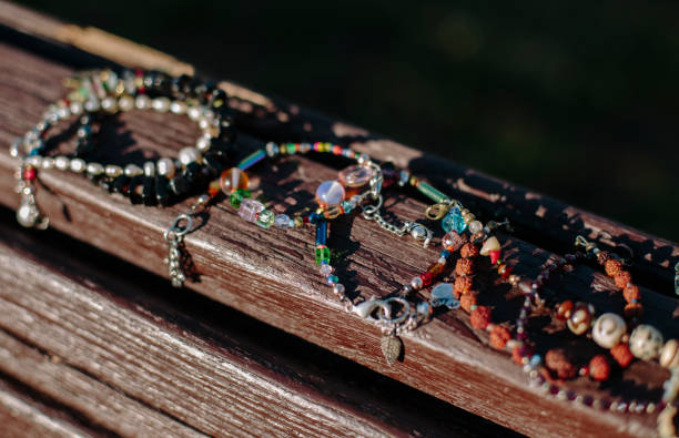 istock Stone bracelet handmade.Semi-precious stones bracelet 986536642