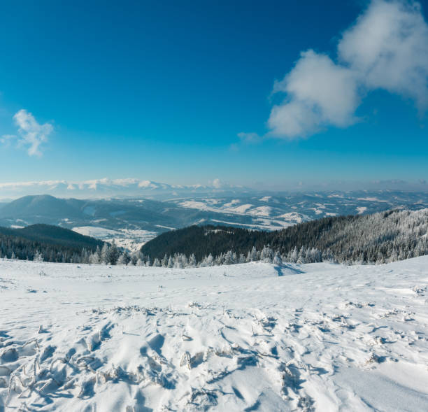 istock Winter mountain snowy landscape 986542404