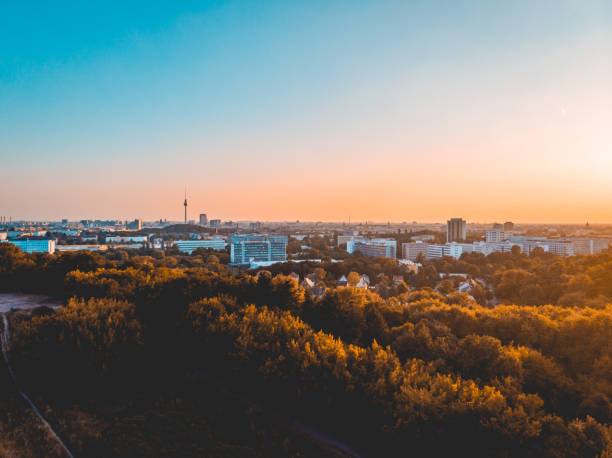 istock beautiful berlin overview in warm colors 986589216