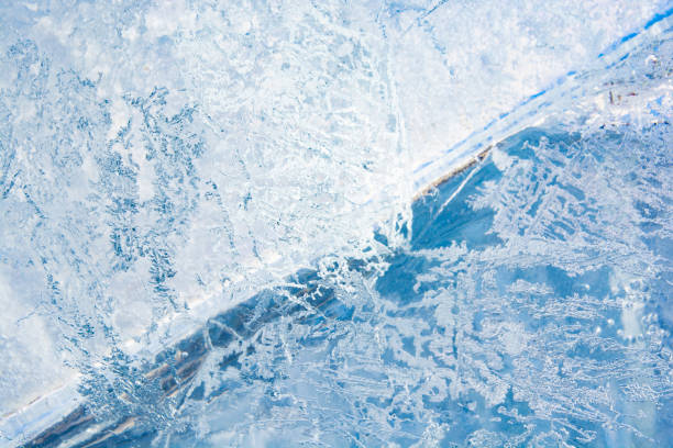 istock The texture of the ice 986595936