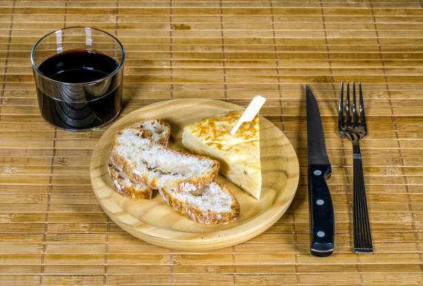 istock Spanish tortilla skewer presented in ration 986618096