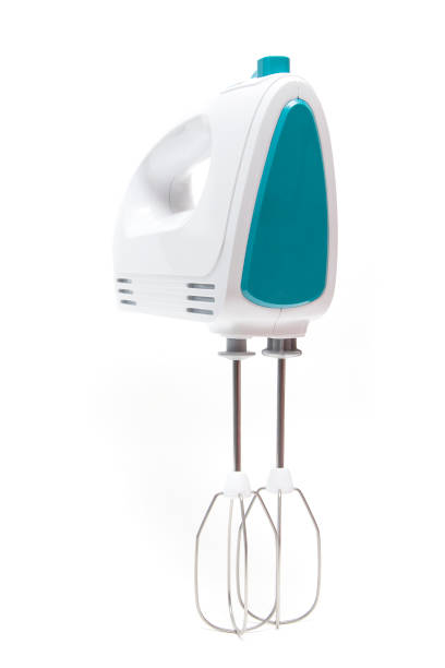 istock Electric food mixer on white background 986620400