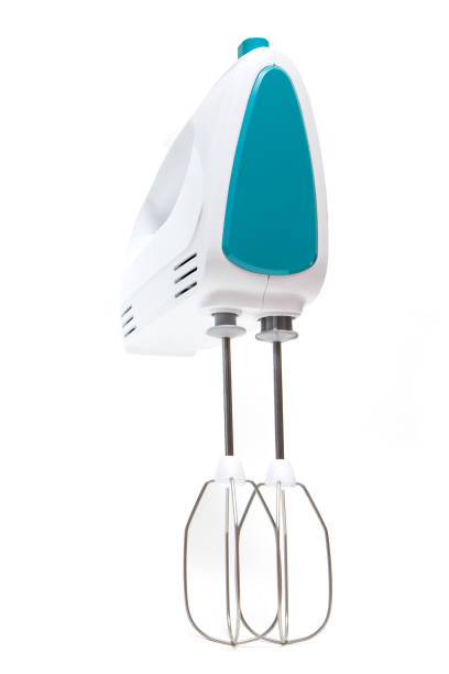 istock Electric food mixer on white background 986620428
