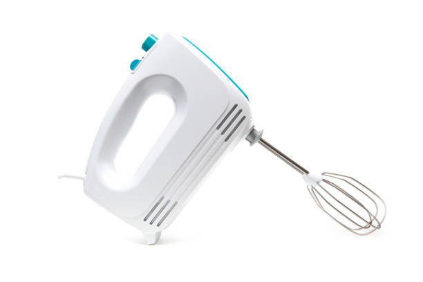 istock Electric food mixer on white background 986620460