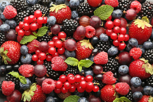 istock Ripe and sweet berries background 986628458