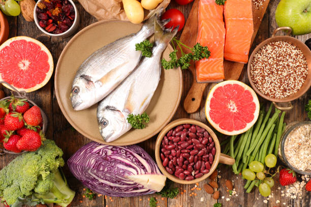 istock collection of raw food 986636090