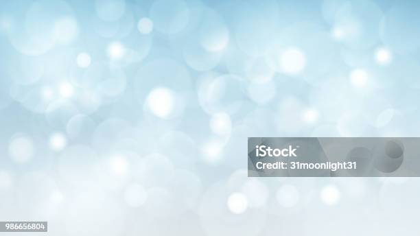 Abstract Bokeh Background Stock Illustration - Download Image Now - Backgrounds, Blue, Defocused