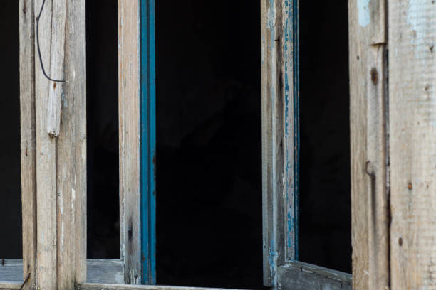 istock The old window of an old abandoned house 986692762
