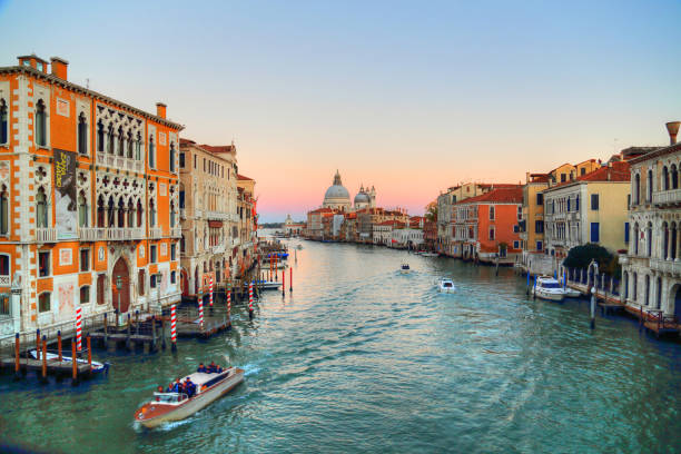 istock Santa Maria della Salute Cathedral - view from Academia bridge 986704590