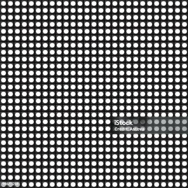 Panel Light Pattern Led Panel Pattern 15mm Stock Illustration - Download Image Now - Close ...