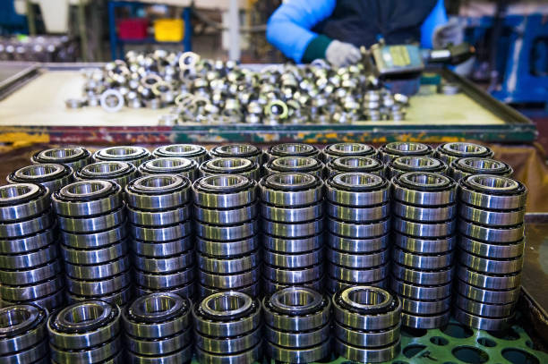 istock Production of bearings 986711640