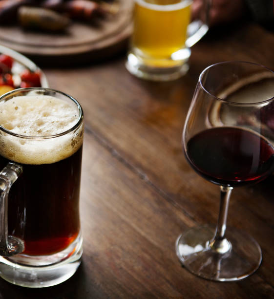 istock Glasses of alcohol on the table 986720652