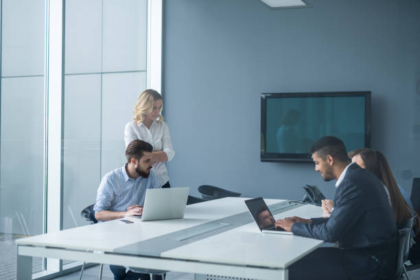 istock Business team having meeting 986722536