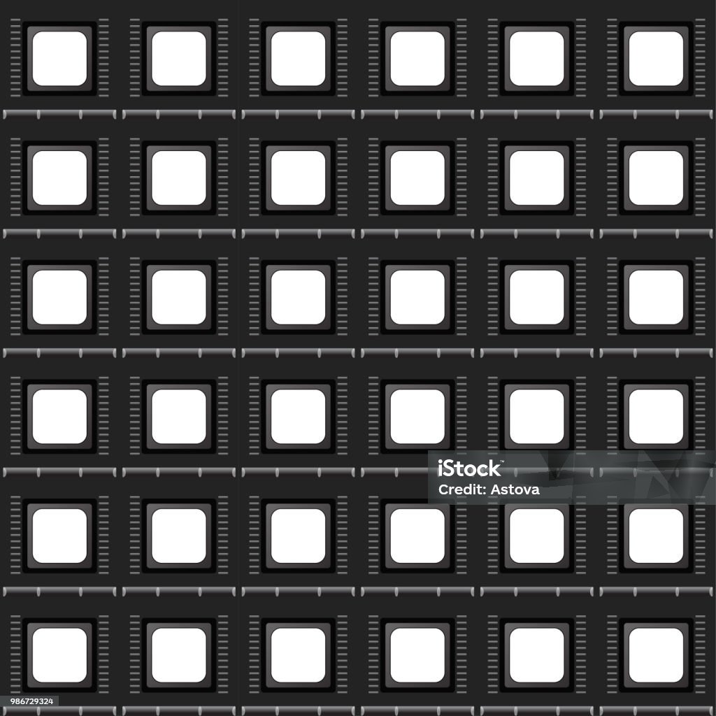 Panel Light Pattern Led Panel Pattern 80mm Stock Illustration - Download Image Now - Close ...