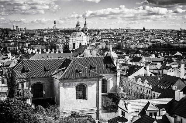 Old architecture in Prague, Czech Republic