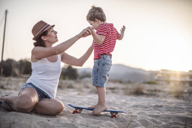 istock Beach moments with my boy 986745344