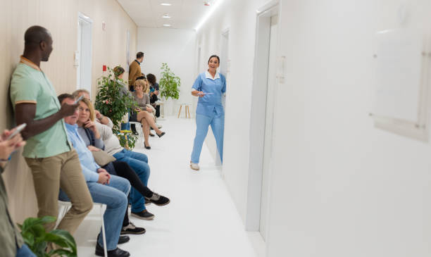 istock Waiting Room In A Hospital 986763946