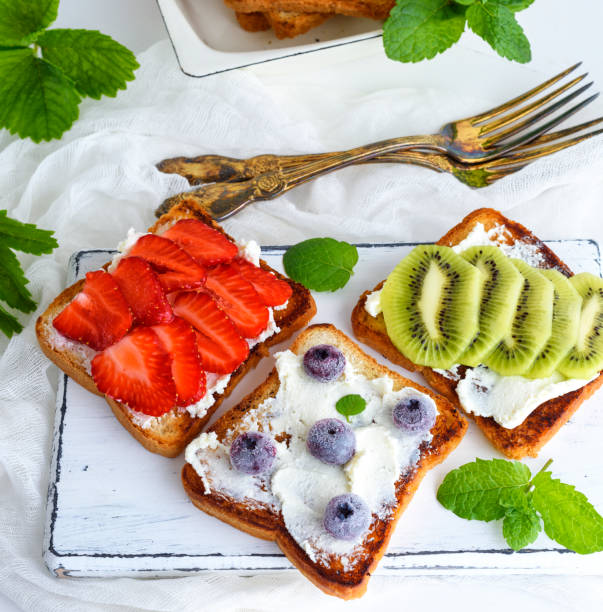 istock three French toasts with soft curd and fruit 986772192