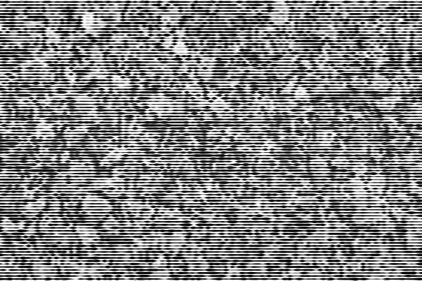 kolaż obrazu szarej tekstury asfaltu z poziomych linii i ścieżek o zmiennej grubości kolor czarny na białym tle. ilustracja wektorowa. - stone asphalt road dirty stock illustrations