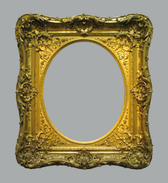 istock Gold-plated frame for the picture. 986797732