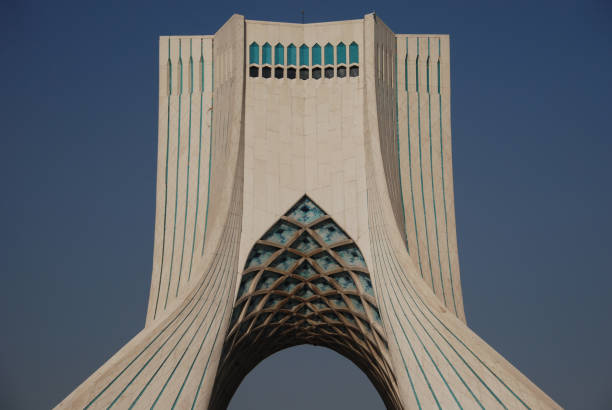 istock Top section of the Azadi Tower in Tehran 986809044