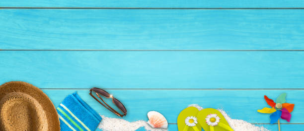 istock colorful objects on turquoise wooden planks 986810238