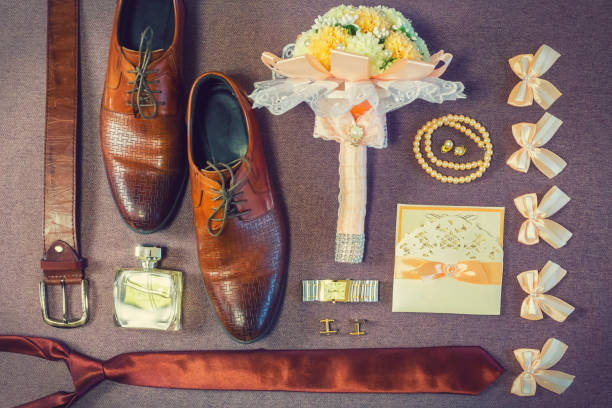 istock wedding attributes of brides. wedding accessories. wedding trifles 986822290