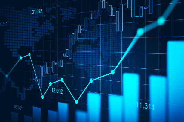 istock Stock market or forex trading graph in graphic concept 986839876