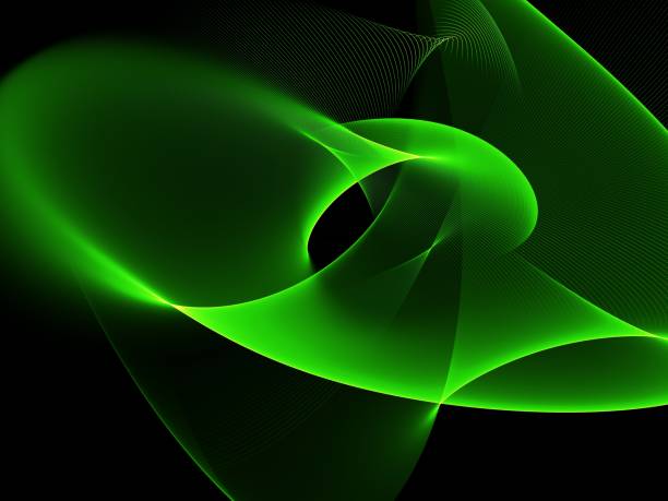 istock Abstract Green Fractal Background 986841194