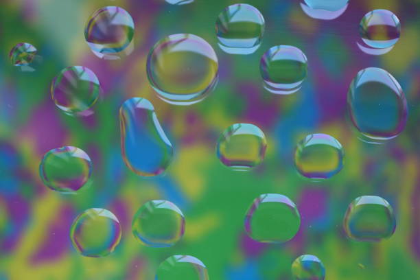 istock Water and oil drop photography creating colours 986858424