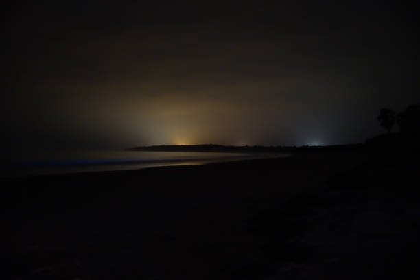 istock Night long exposure of beach in Ambriz, Angola 986866580