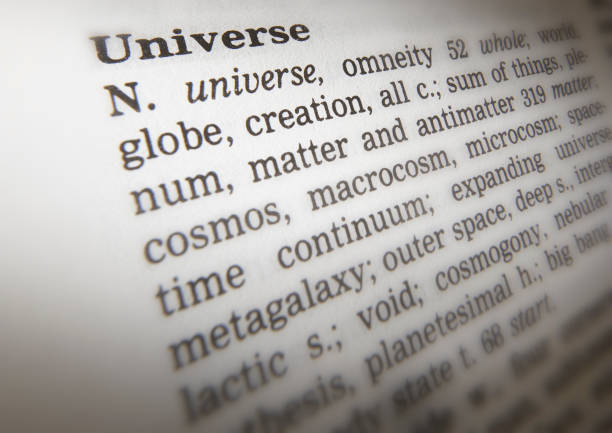 istock THESAURUS PAGE SHOWING DEFINITION OF THE WORD UNIVERSE 986878646