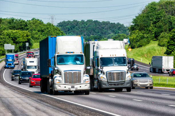 istock Heavy Interstate Traffic in Eastern Tennessee 986952602