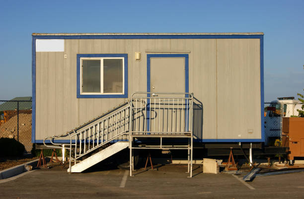 construction trailer construction office trailer trailer stock pictures, royalty-free photos & images