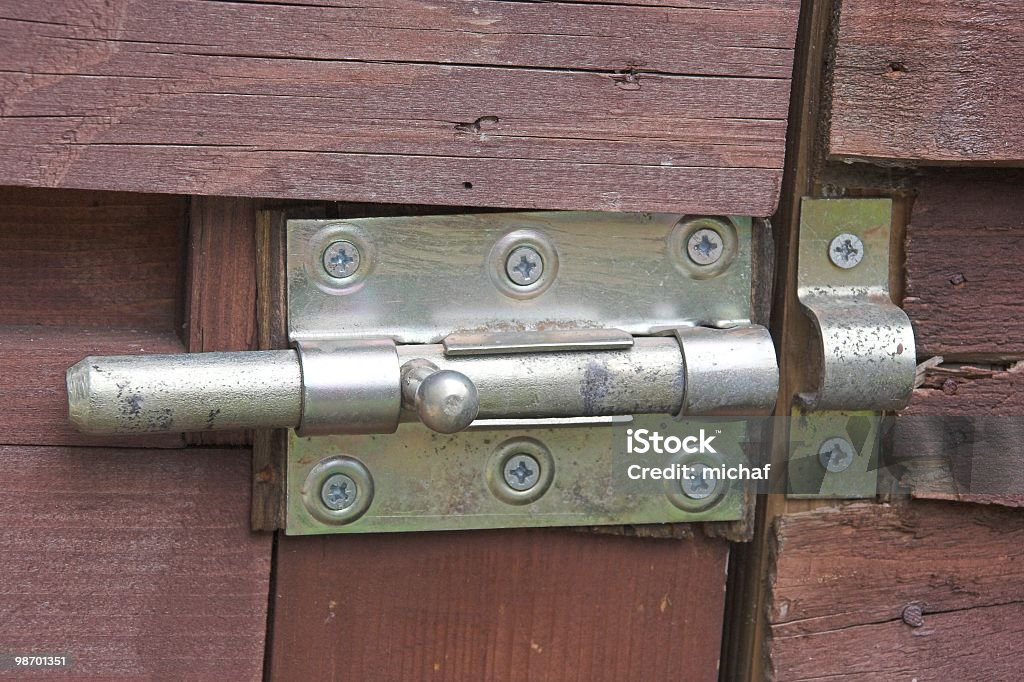 Gate - Unlocked A lock, unlocked. Color Image Stock Photo