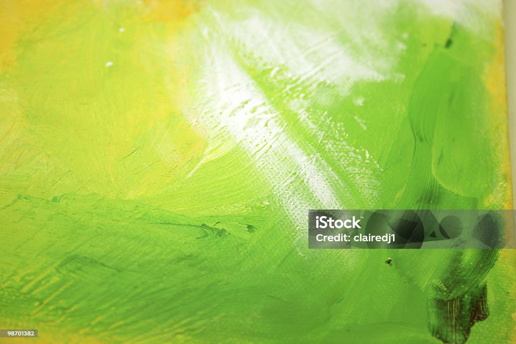 L'Art abstrait vert jaune & - Photo de Abstrait libre de droits
