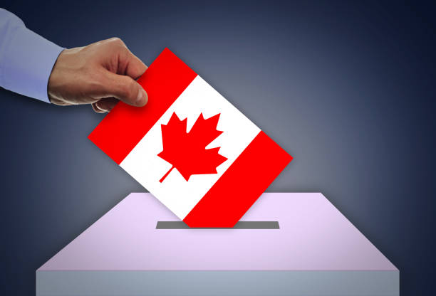 istock Election in CANADA - voting at the ballot box 987020726