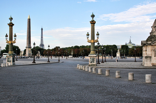 Luxor obelisk in Place de la Concorde in Paris
