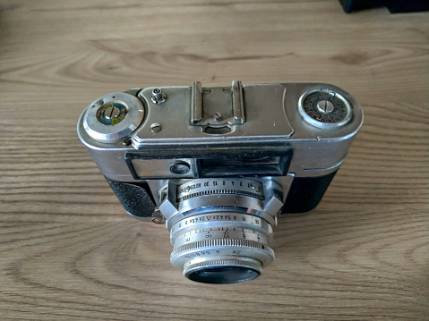 old vintage retro analog film camera