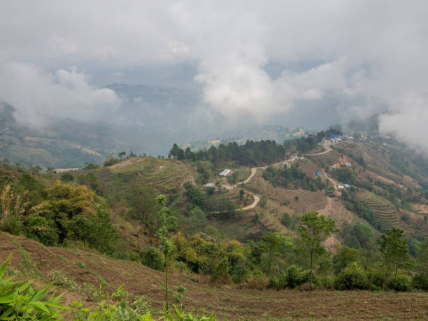 istock Mountain view at Nagarkot, Nepal 987212100