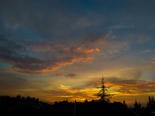 sunset cityscape landscape skyscape sunset