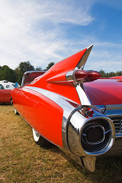 Classic Car Fin  1950s diner stock pictures, royalty-free photos & images