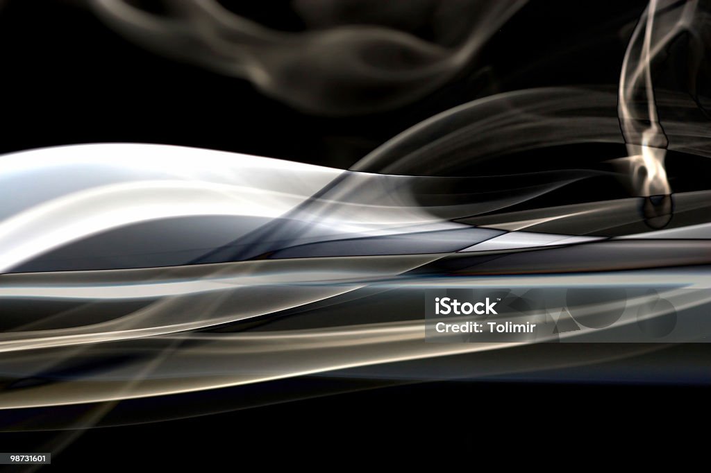 Wave Abstract background of cigarette smoke Abstract Stock Photo