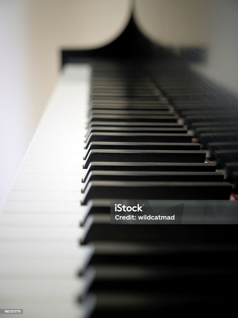 Tasti di pianoforte - Foto stock royalty-free di Astratto