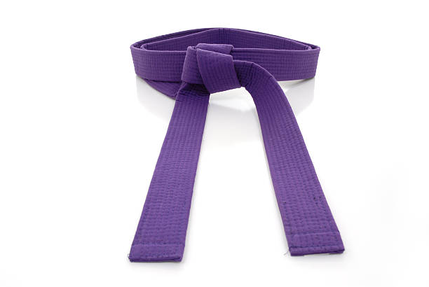 cinturón púrpura - purple belt fotografías e imágenes de stock