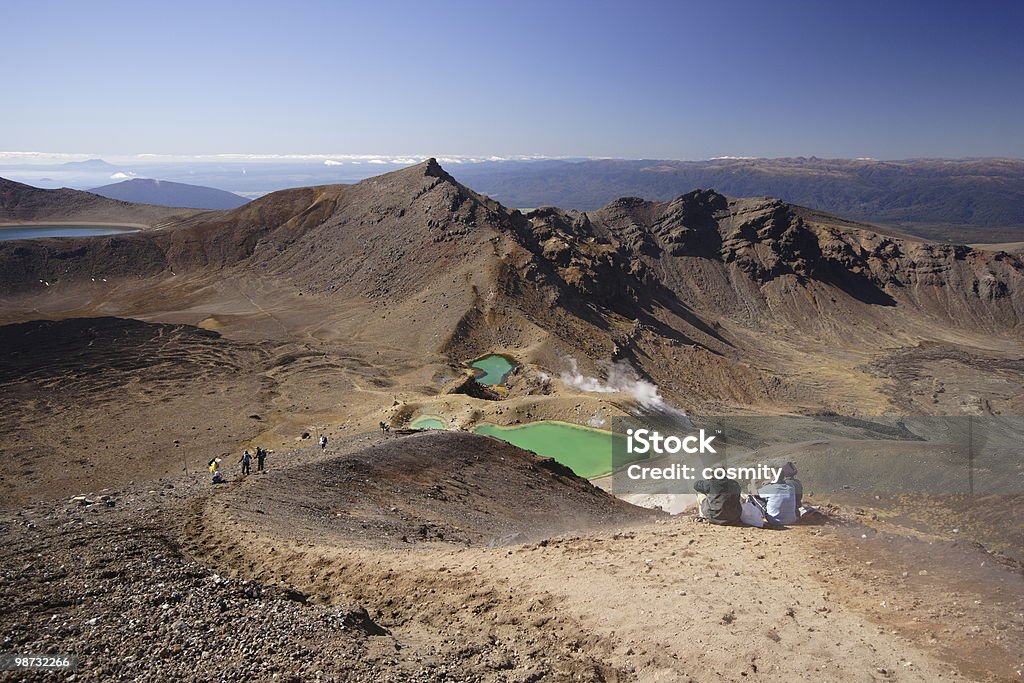 Emerald Lagos - Foto de stock de Parque Nacional de Tongariro royalty-free