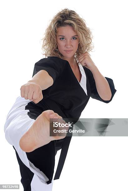 Martial Arts Power And Grace Stockfoto en meer beelden van Fotografie - Fotografie, Karate, Kleurenfoto