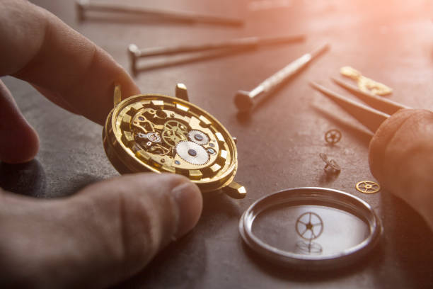 istock Mechanical watch repair 987334770