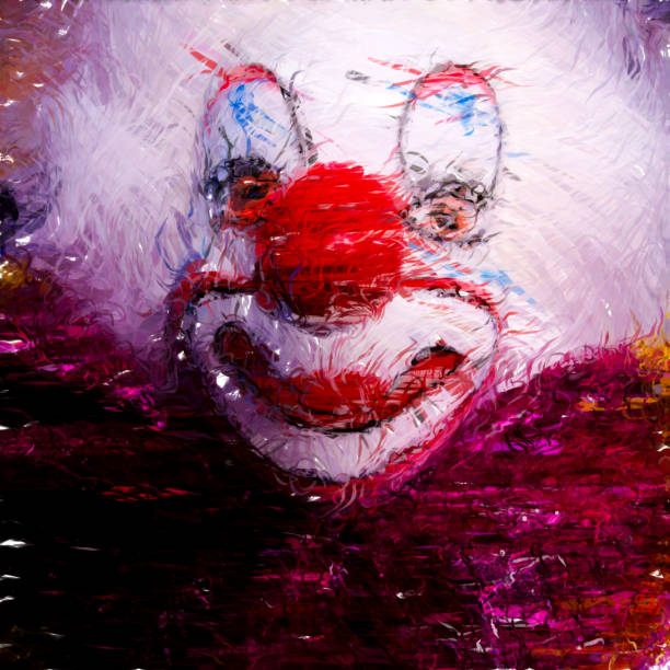 clown on party - HD Digital illustration
